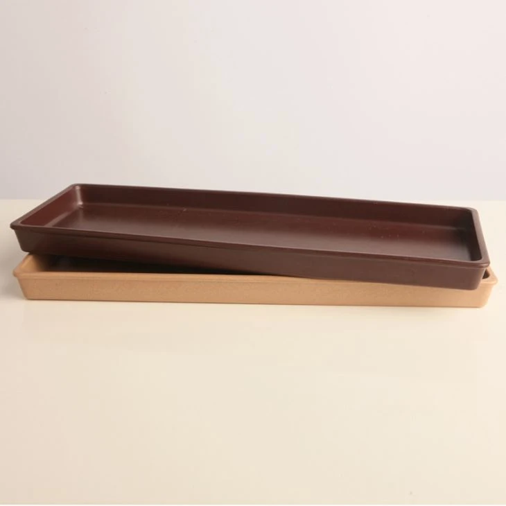 New Custom Bamboo Fiber Planters