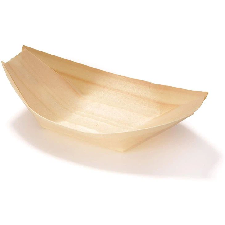 Disposable Wooden Boat Tray