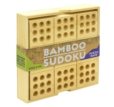 Ekološka Bambusova sudoku knjižica sa 30 zagonetki